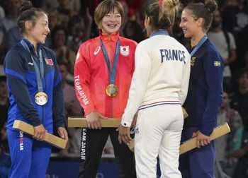 角田夏実選手ほか柔道女子選手